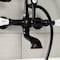 Kingston Brass AE555T0 7-Inch Wall Mount Tub Faucet with Hand Shower, Matte Black AE555T0 - alternate 3